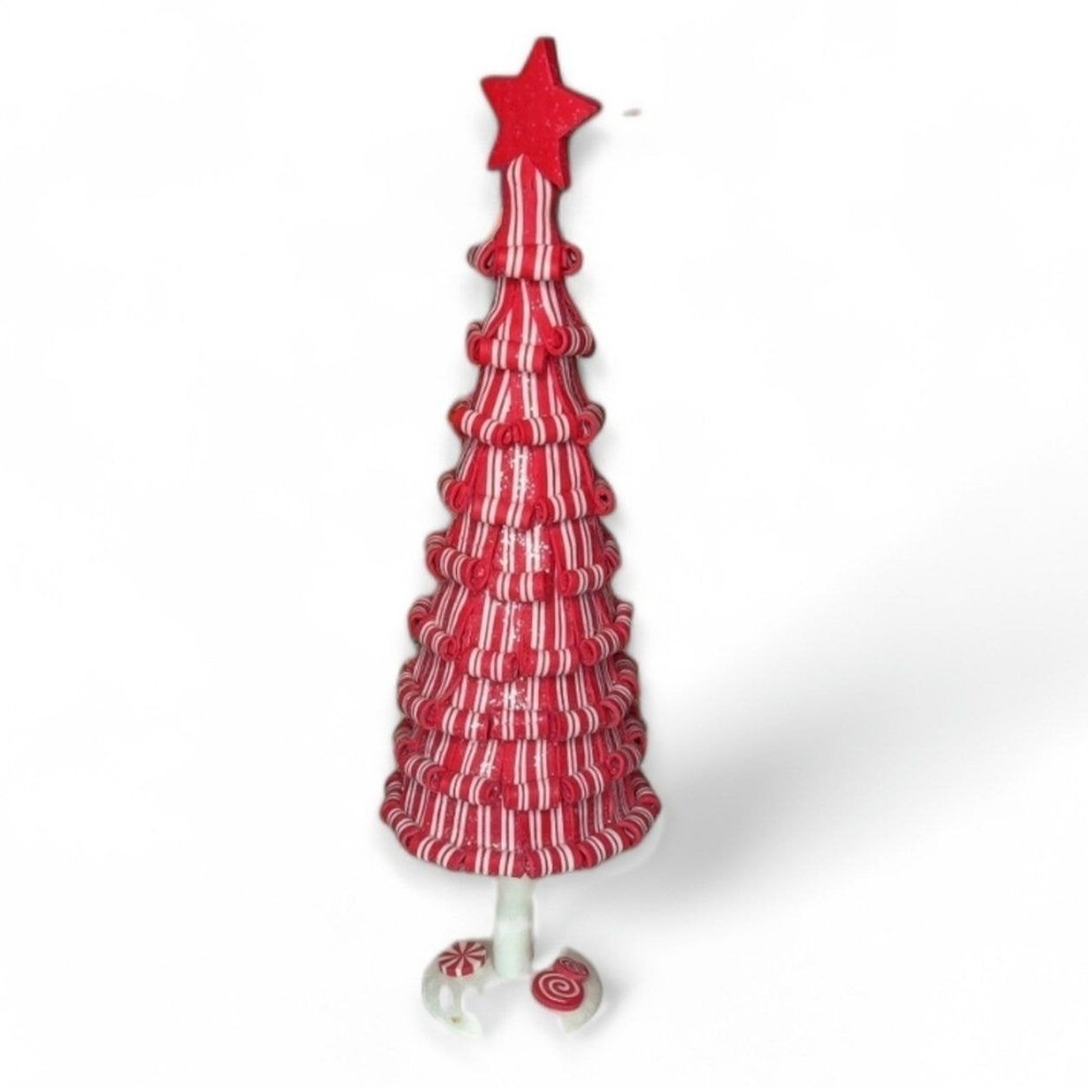 Candy‎ Cane Peppermint Christmas Tree Decor Tall 18"